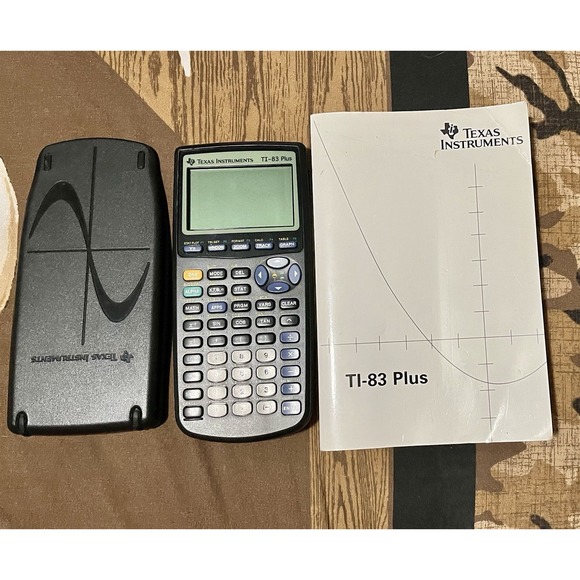 MINT Texas Instruments TI-83 Plus GraphingCalculator TESTED Cover/Manual - Picture 1 of 4